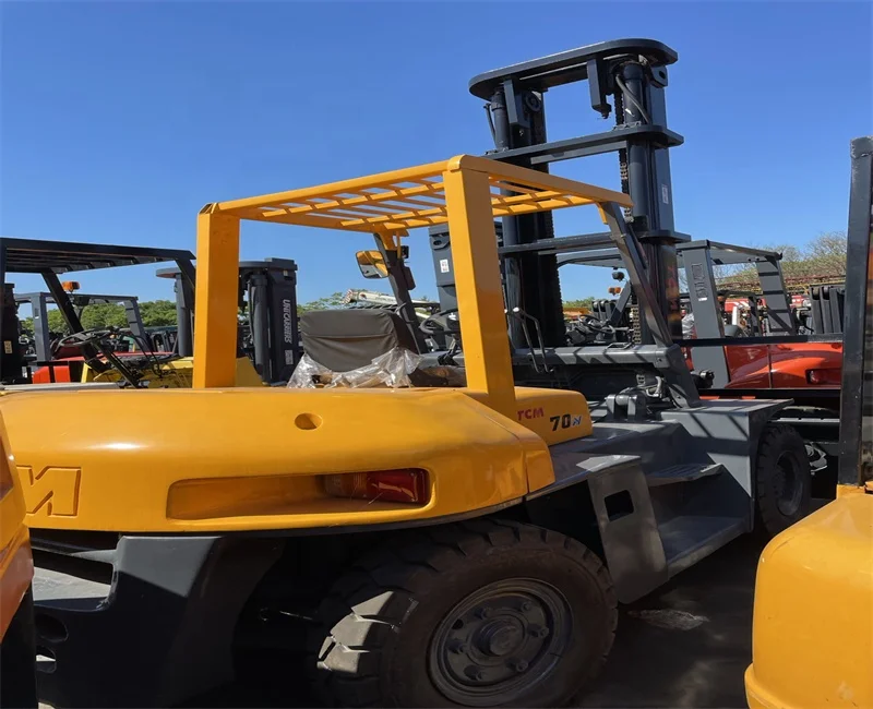 Original used TCM FD70 7ton forklift with side lift