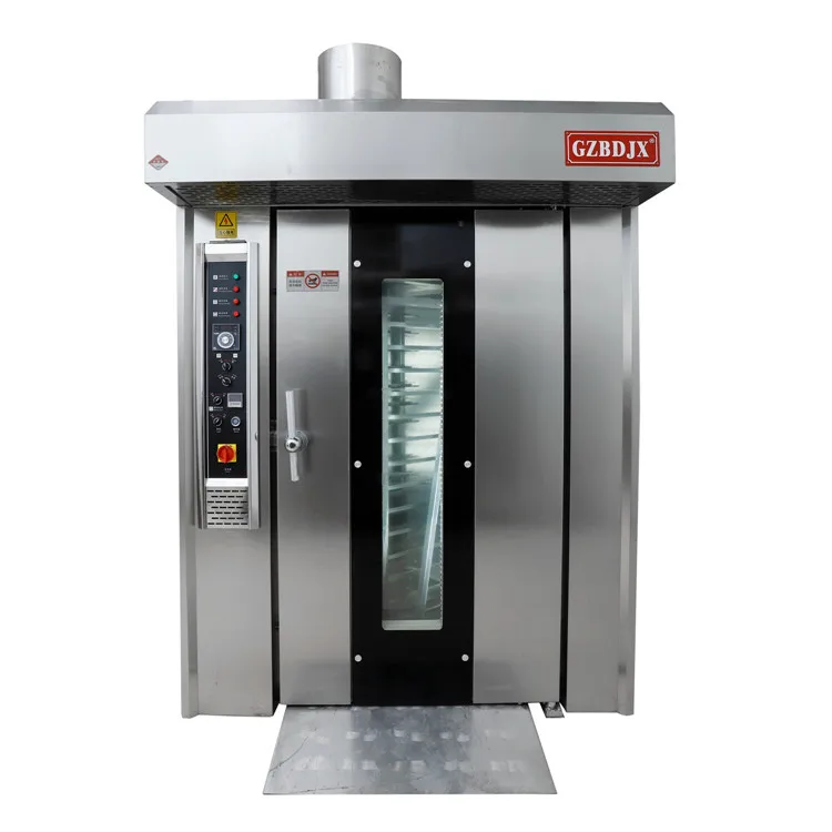 16 32 64 Trays Luxury Gas Rotary Oven for Baking Bread Bakery Factory