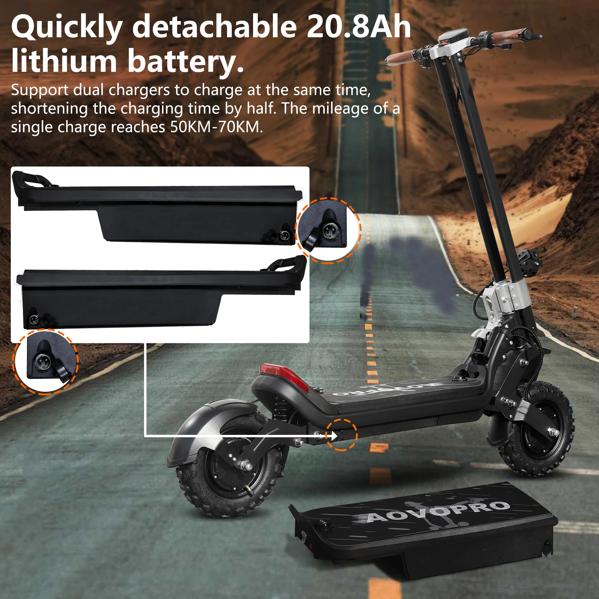 2023 New design APP control 2400w dual motor 48v volt folding 60km long range adults electric scooters