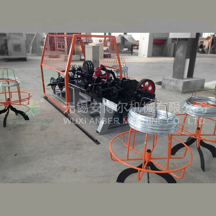 CS-C reverse twist barbed wire machine