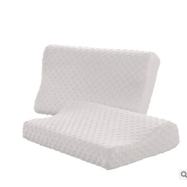 Wholesale Comfortable Wave Shape Neck Support Natural High and Low Memory Foam Pillow