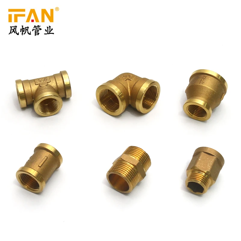 Manufacturer Brass pipe fittings BSP Thread Fittings Mamelon 1/2inch-4inch Brass Nipple
