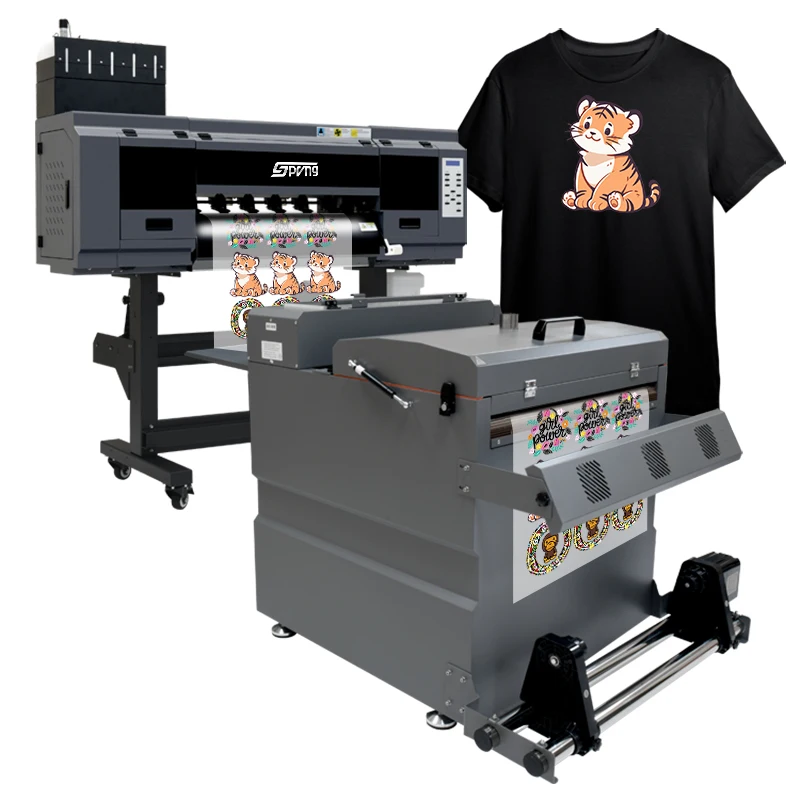 Spring Manufacturer dtf Industrial i3200 Heads Max 2400dpi Wide Format DTF Printer Roll PET Film for T-shirts Jeans Bags Shoes