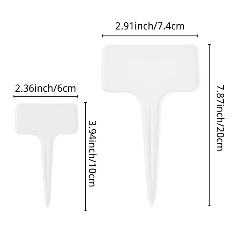 Sublimation Plastic Custom Tag Nursery Name Plant Garden Supplies Plant Sign Tag Circular For Gardening