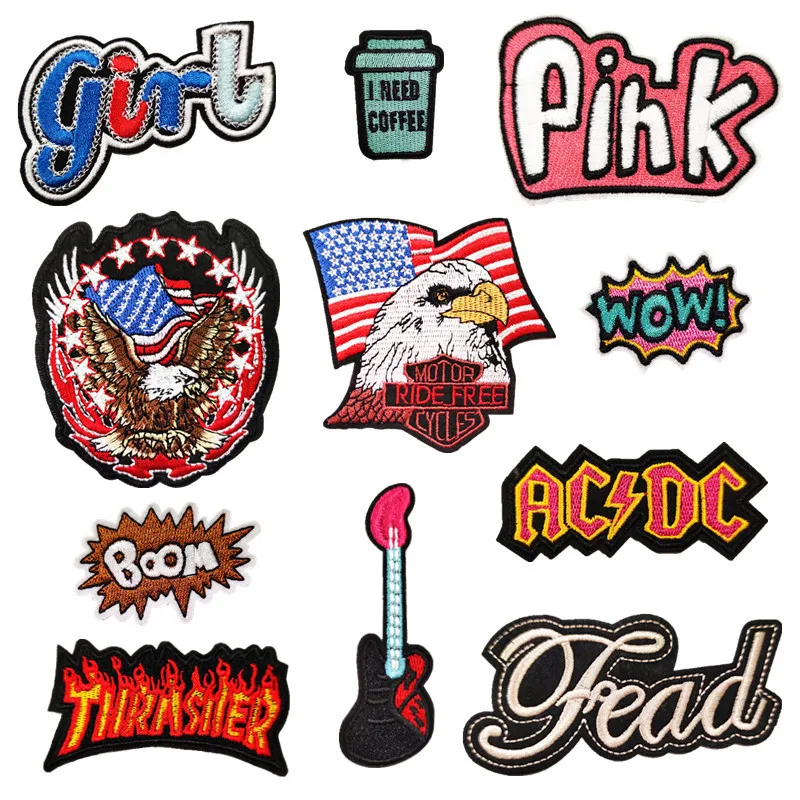 Embroidery Patches Iron Embroidered Hat Patches Patch For Hat Factory Price Custom Design Iron On Embroidered