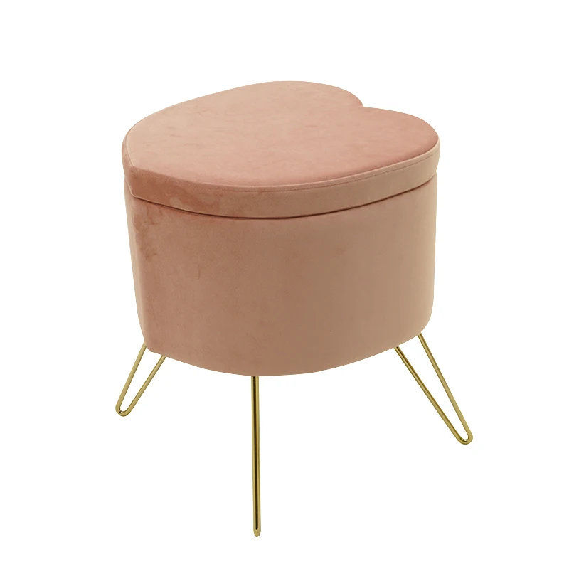 2022 Modern Living Round Ottoman Storage Stool Pouf Ottoman Stool