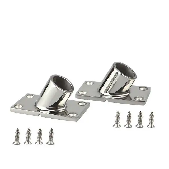 Рельсовый кронштейн из нержавеющей стали, настенный фланец, мраморные перила, балконные стеклянные фитинги, аксессуары