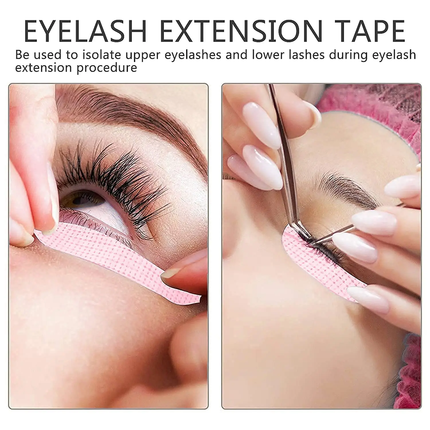 Eyelash Tape Adhesive Fabric Lash Tapes for Eyelash Extension Supply Breathable Micropore Fabric Medical Tape Under Eye