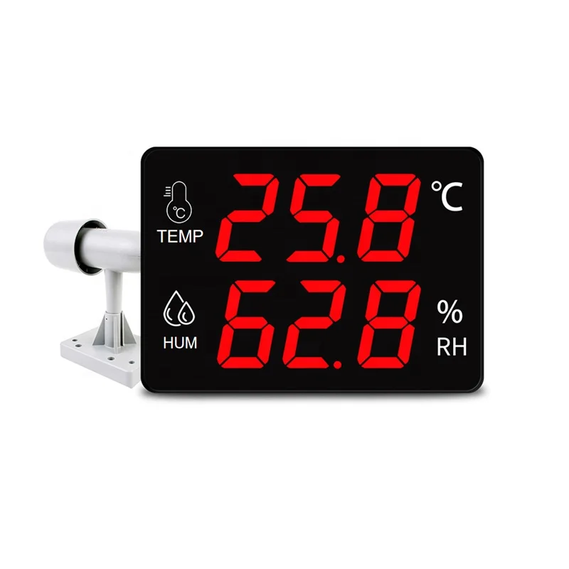 Лидер продаж, цифровой прибор для измерения температуры со светодиодным дисплеем, цифровой Термогигрометр AS106