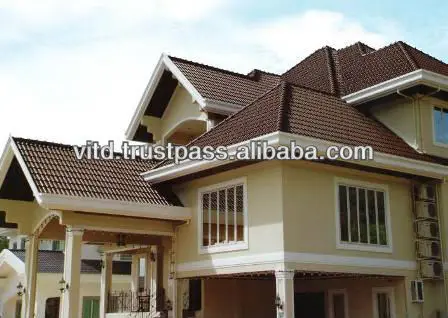 FROST & SALT SPRAY RESISTANT WATER PROOF COATING LIGHT WEIGHT CONCRETE ROOF TILES