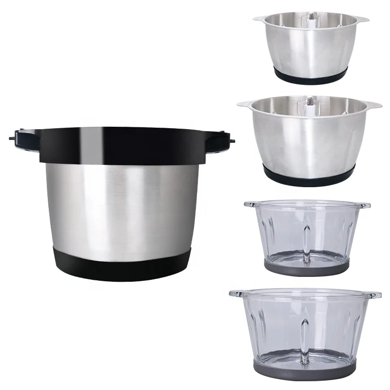 2L Best Selling Meat Grinder Spare Parts Stainless Steel Bowl Yam Pounder chopper Accessories Plate Electric Attachment Manual