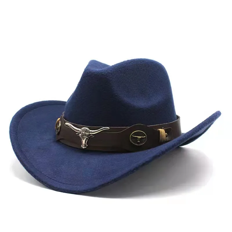 Made in China design winter Western fedora cowboy hat for men and women