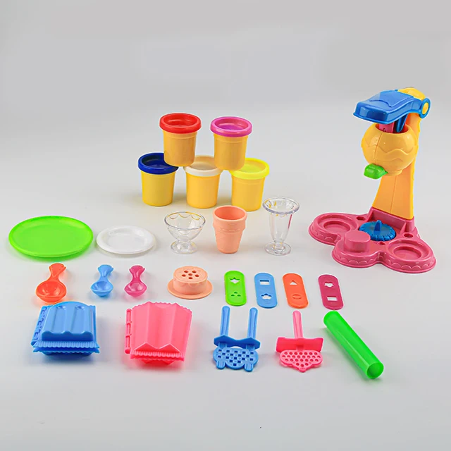 Intelligent Educational Factory Supplier eco-friendly soft air dry Light Modelling Clay Slime Play dough Plasticine Ice