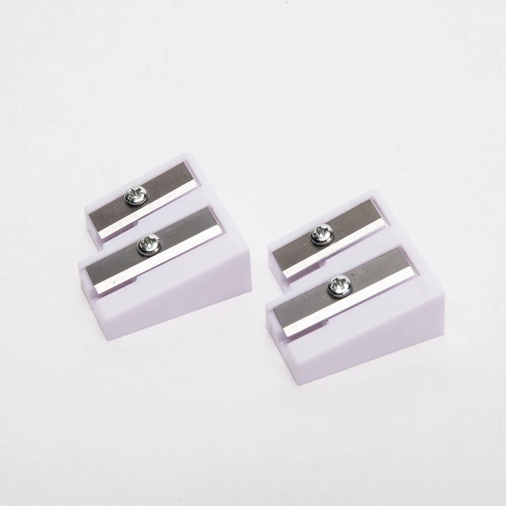 
factory direct sale transparent double hole pencil cutter sharpener 