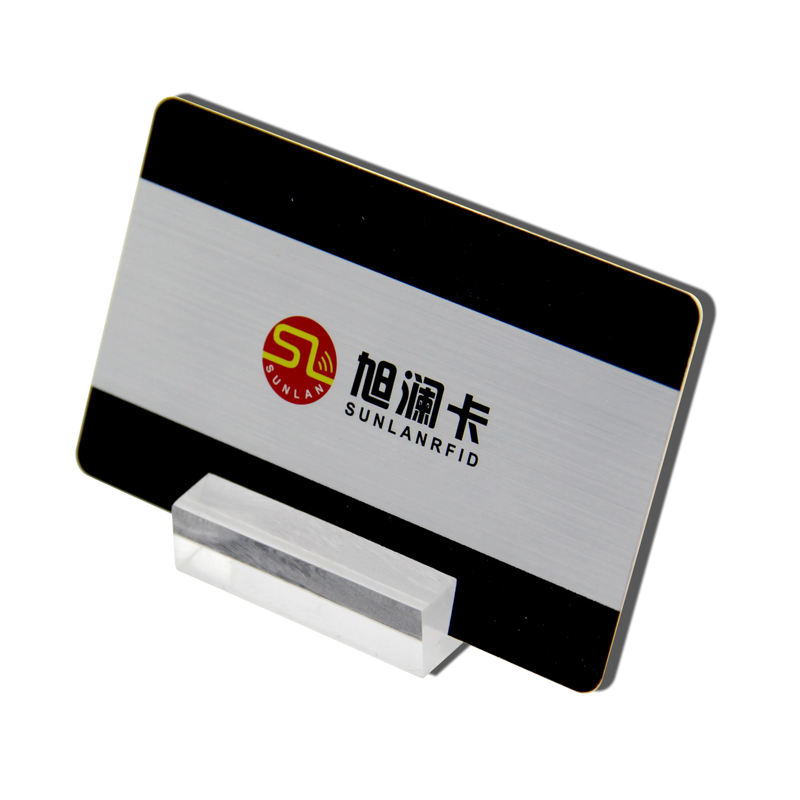  Размер кредитной карты Hico /Loco пластиковая ПВХ Rfid магнитная полоса