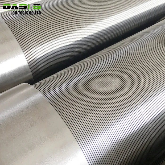 galvanized low carbon steel water well screens pipe