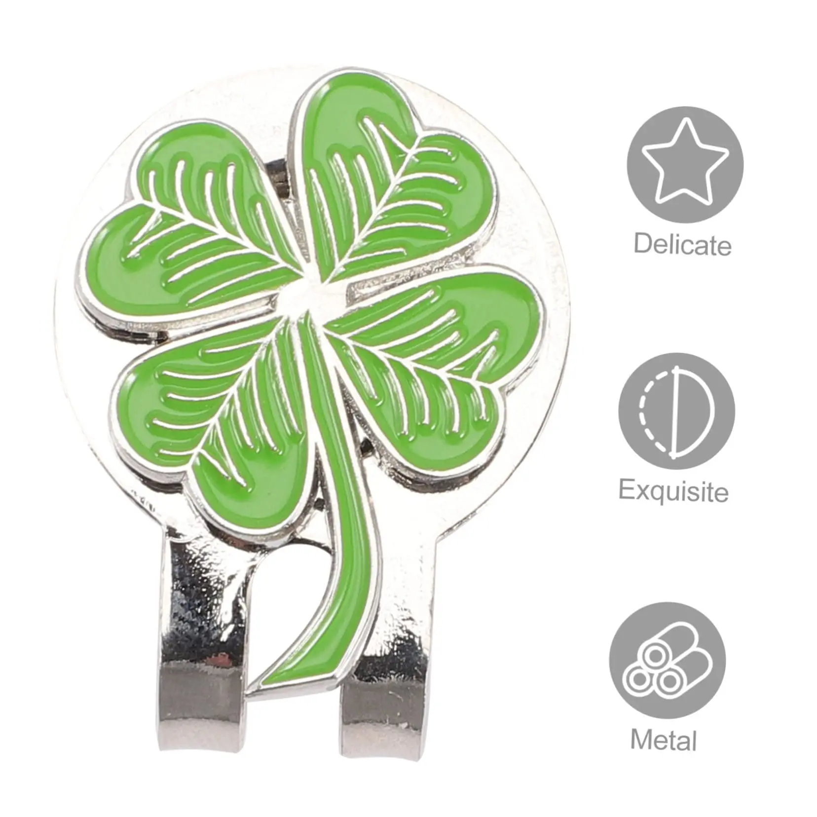Hot Selling Oem Casting Golf Ball Marker With Magnetic Hat Clip Wholesale Price High Quality Clover Ball Marker For Export