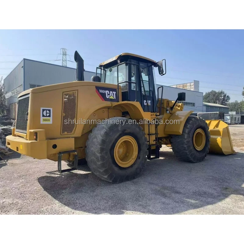 Caterpillar CAT966H подержанный погрузчик/Подержанный 25ton колесный погрузчик строительная техника