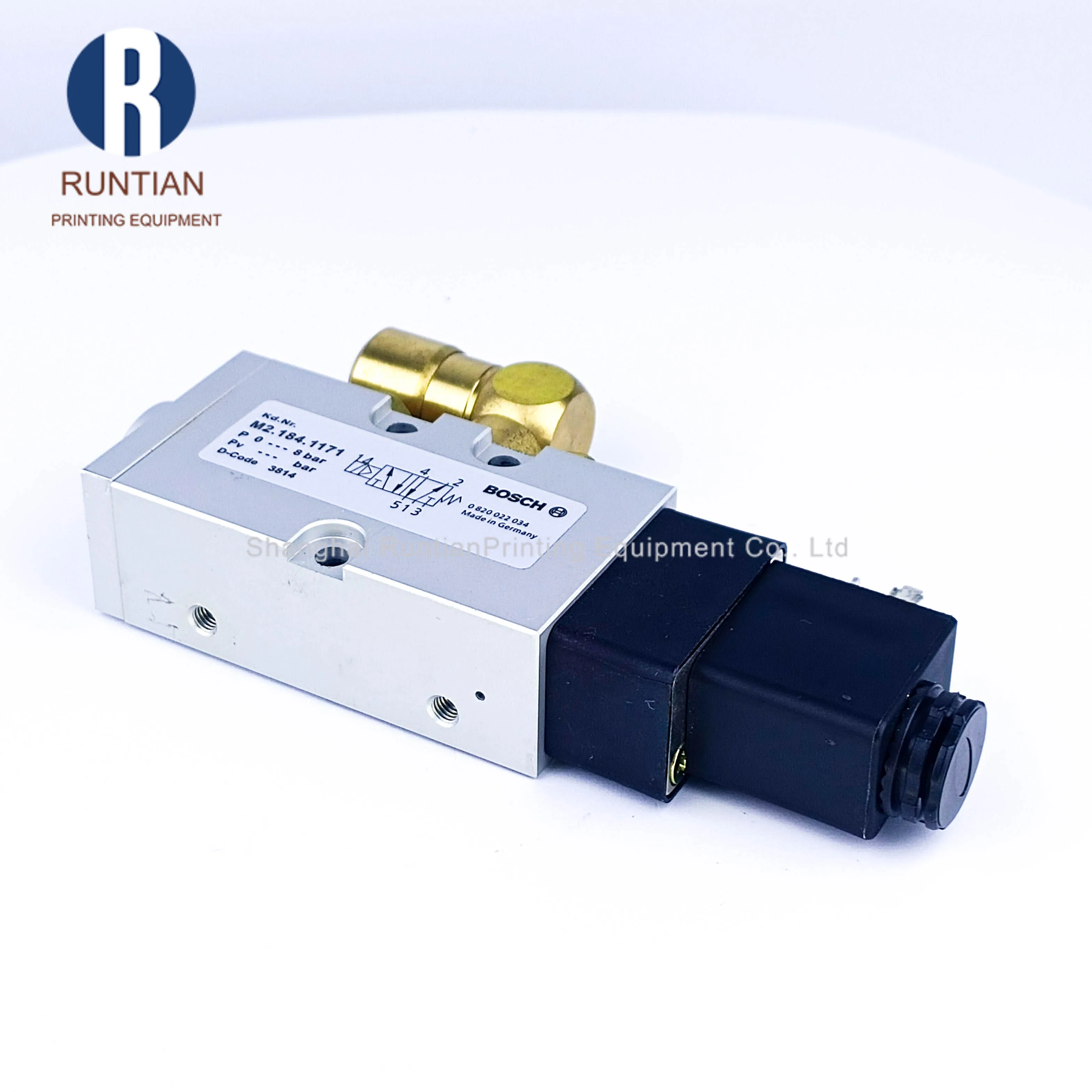 Best Quality M2.184.1171 Solenoid Valve For Heidelberg Printer SM74  CD102 New Printing Machinery Spare Parts Offset Press Parts