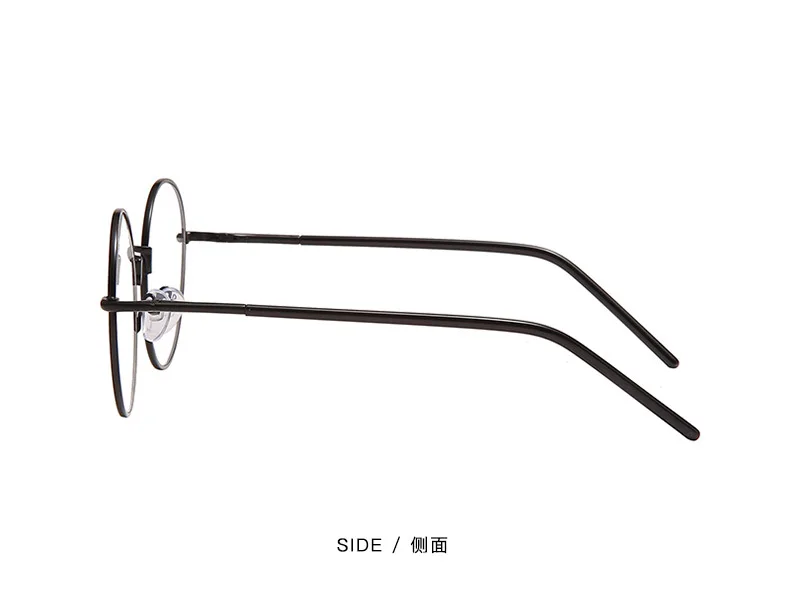 2025 Trendy Frame Reading Eyeglass Frames Metal Anti Blue Glasses Round Frame Optical Mens Clear Eyeglasses