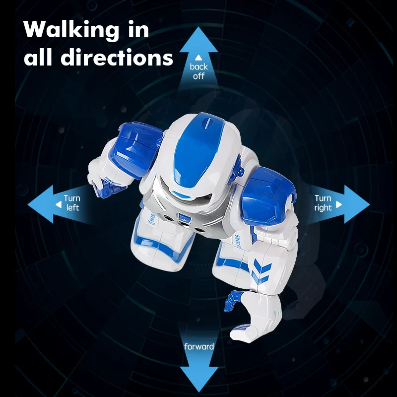 Hot-sale infrared induction kids electric toys educational AI robots Gesture control Singing dancing programming