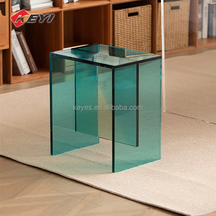 Waiting Benches Acrylic Chairs Shoe Rack Bedroom Plexiglass Clear Acrylic Stool Living Room Transparent Acrylic Bench