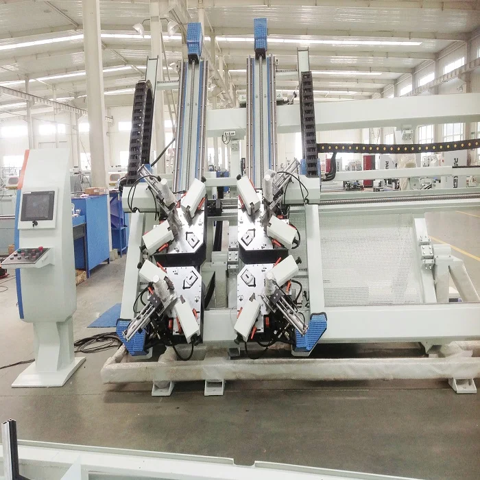 aluminum window door Automatic Four Corner Crimping equipment/alu-alloy super intelligent 4 corner crimping machine