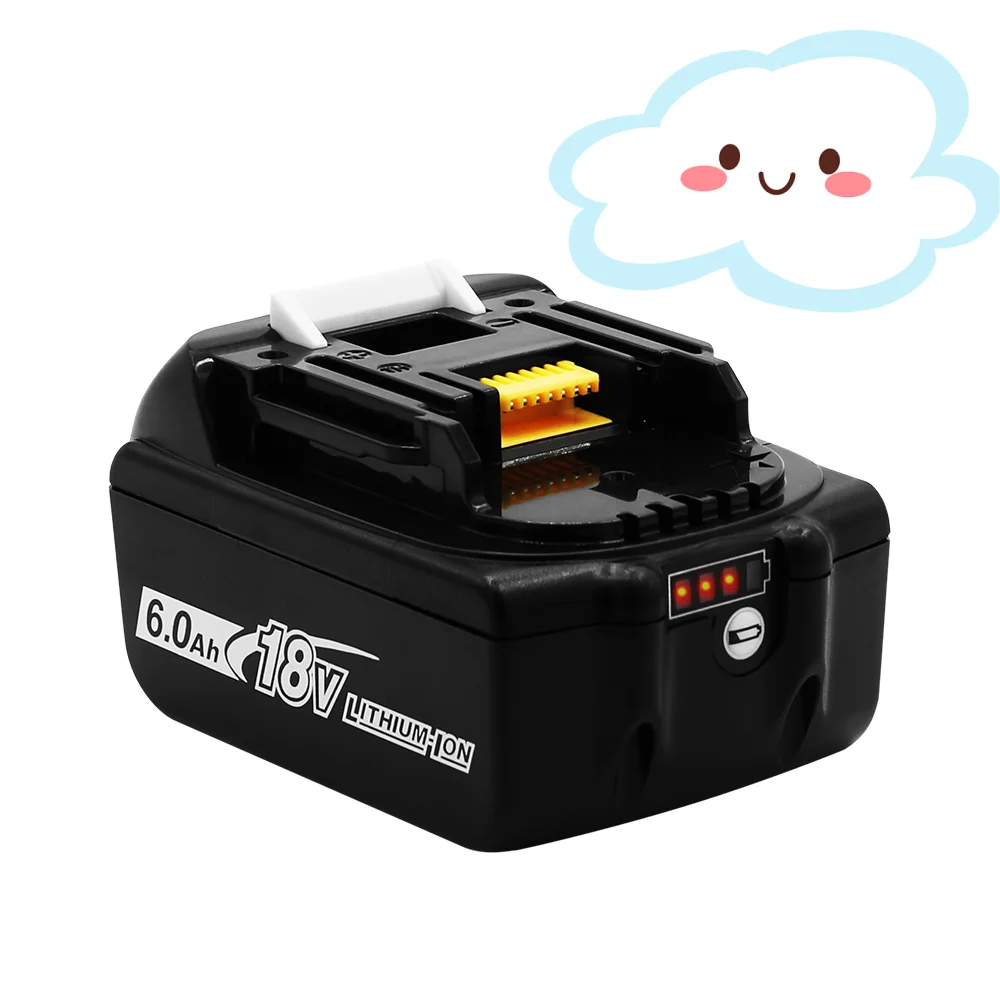 Hot 18v 6.0ah Battery For Makitas Compatible Batteries BL1860b 18v Battery For Makitas