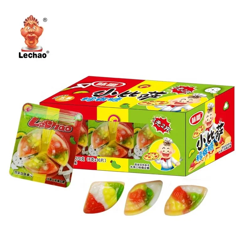 Лидер продаж конфеты Lechao в форме пиццы оптовая
