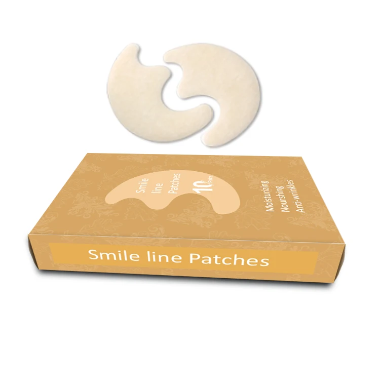 Best Sale Odm/oem Collagen Peptide anti-wrinkle aging pads Facial Patches Wrinkle Remover Strips Nasolabial Folds Patch