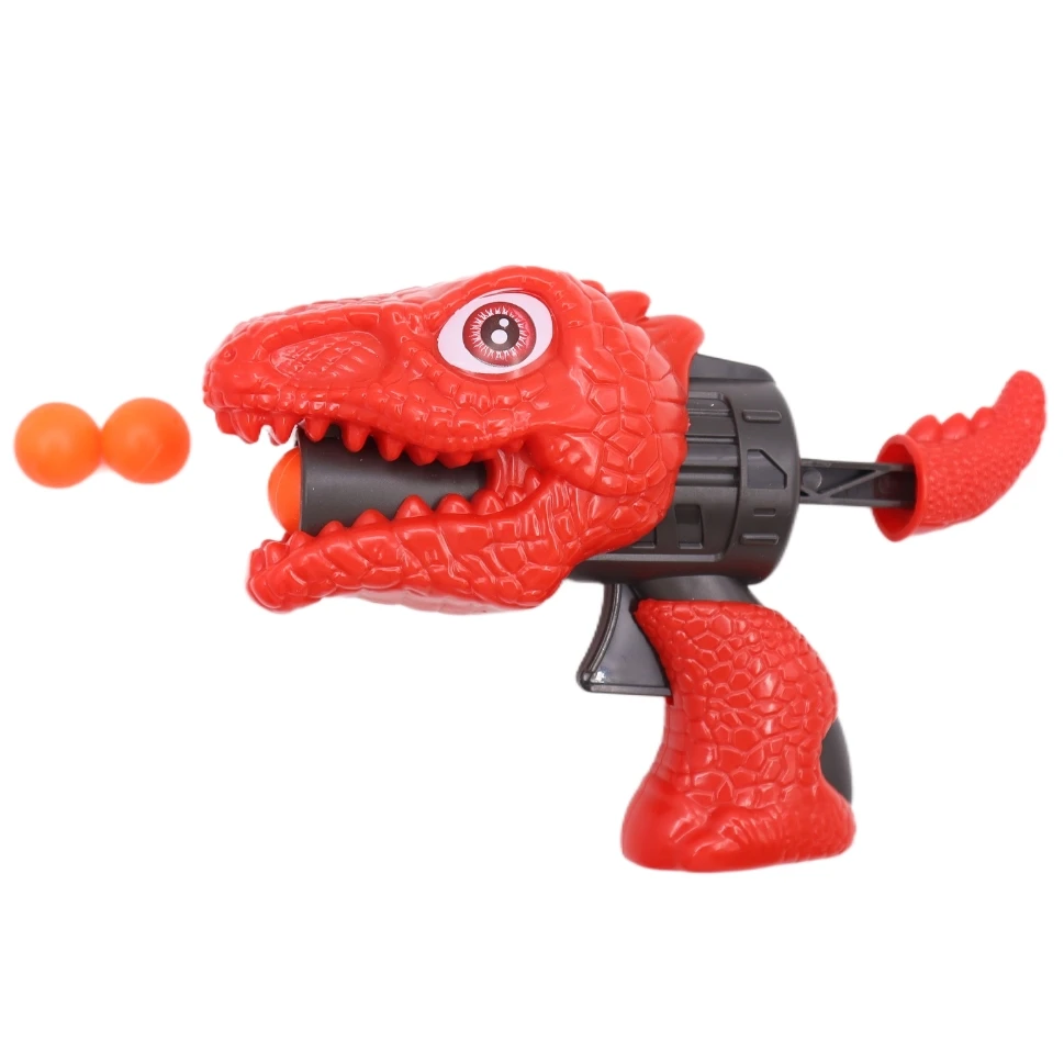 Japanese toy guns Dinosaur Shotgun can rotate three bullet holes to shoot toy pistols plastic revolver toy gun