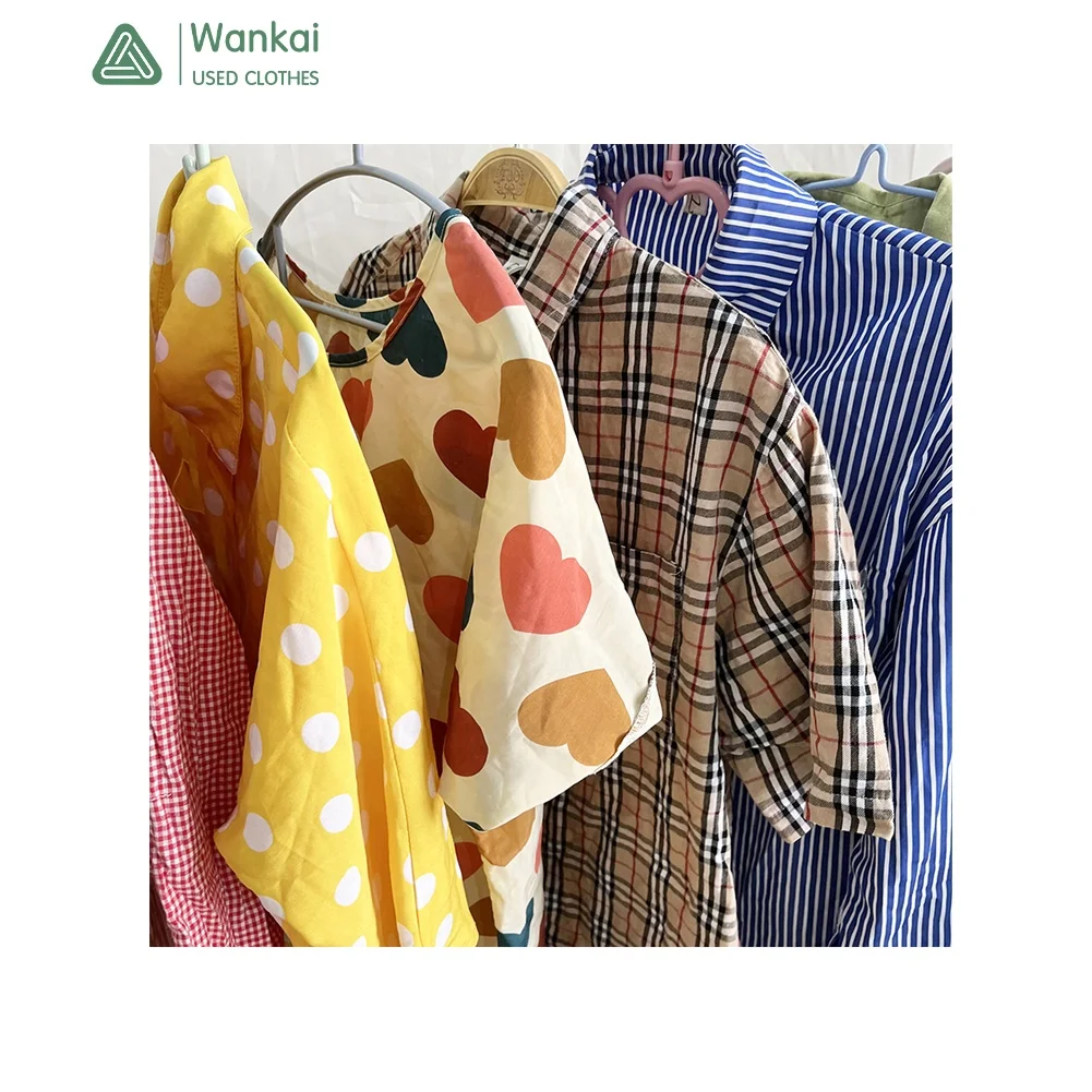 CwanCkai Fashion Quality A Grade Used Clothes Bales For Women, Popular 45-100 Kg Second Hand Blouse Ball Singapoure