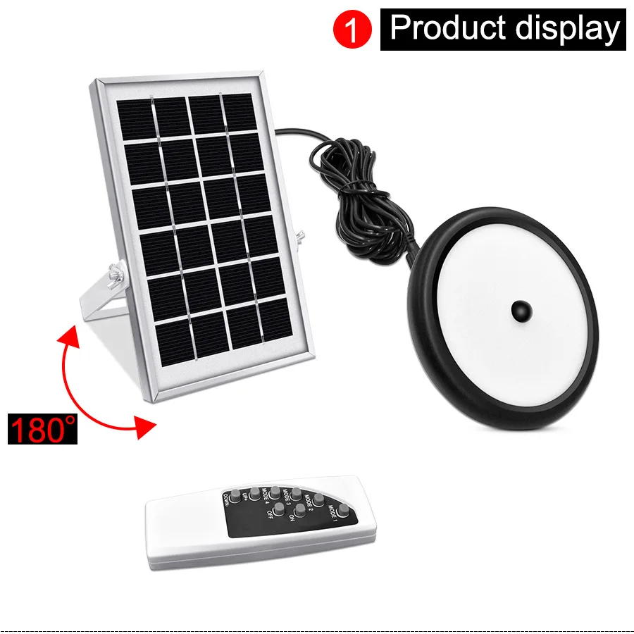 Solar Lights Indoor And Outdoor Lights Powered Lighting System Alloy With Motion Sensor Remote Control For Home House Garden