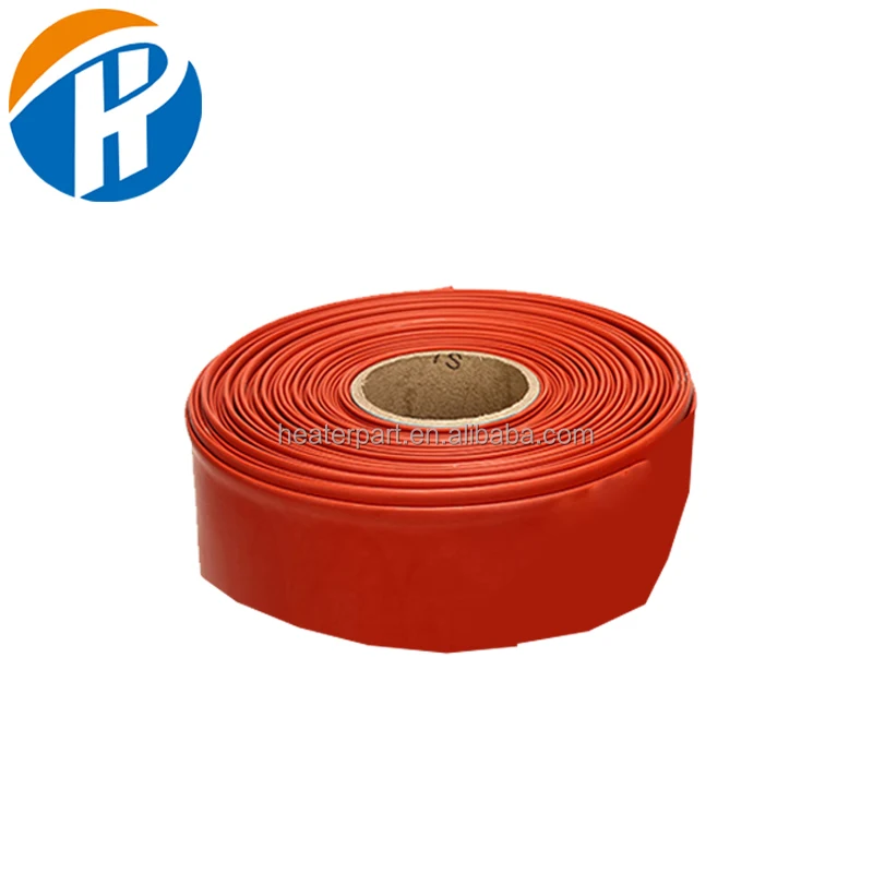 Fiber Glass Insulated Tube Small Diameter 6mm High Temperature Silicone Coated Fiberglass Fire Sleeve