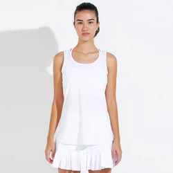 High Waisted Quick Dry Fitness Sports Golf Skirt Set with Shorts Custom Women Sportswear Two Pieces Tennis Skorts Sets