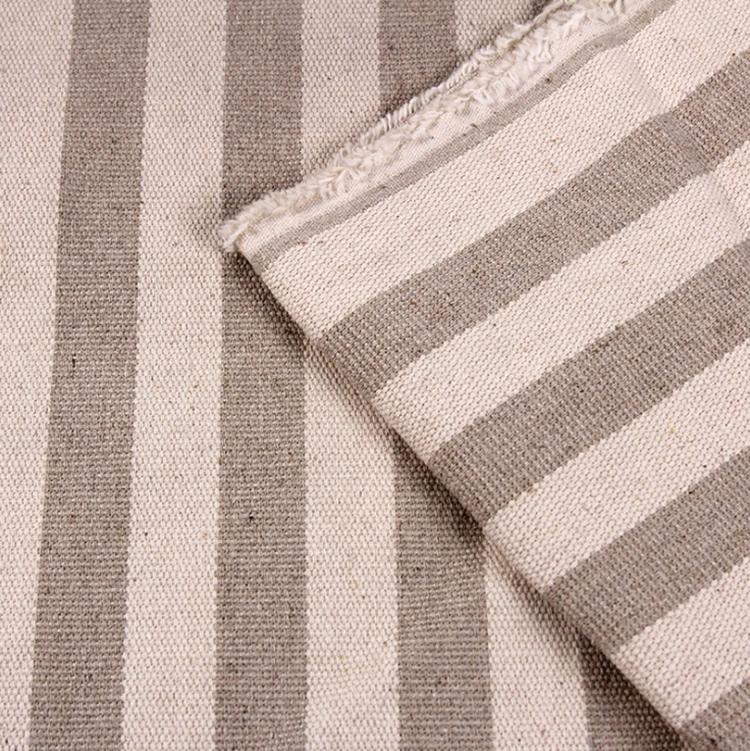 Оптовая продажа тренд и штаны высокого качества из хлопка и льна проверка ткань