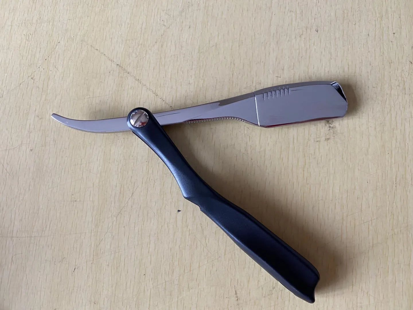 Мужская Парикмахерская бритва в японском стиле с полулезвиями