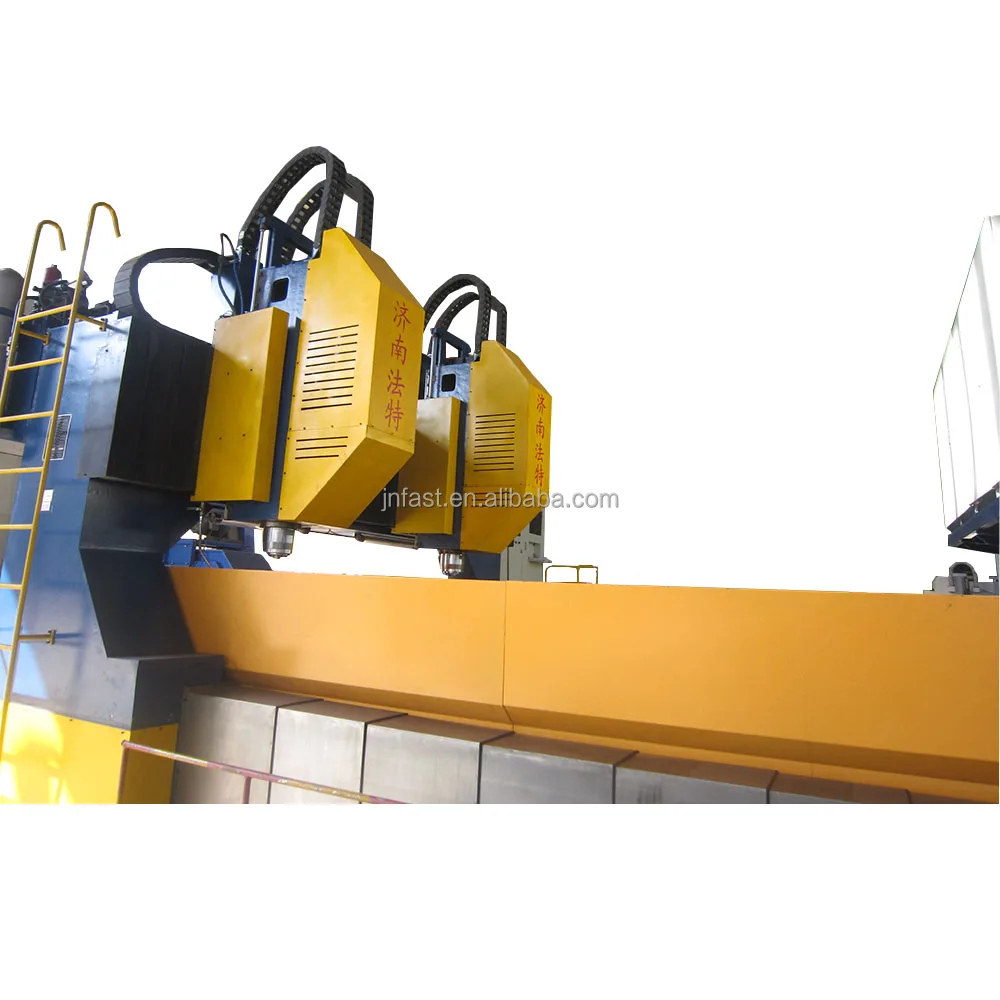 Automatic Double Spindle BT40 Metal Sheet Gantry Structure CNC Drilling Machine