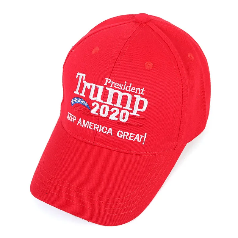 
Make America Great Again Our President Donald Trump Slogan with USA Flag Cap Adjustable Baseball Hat Red 