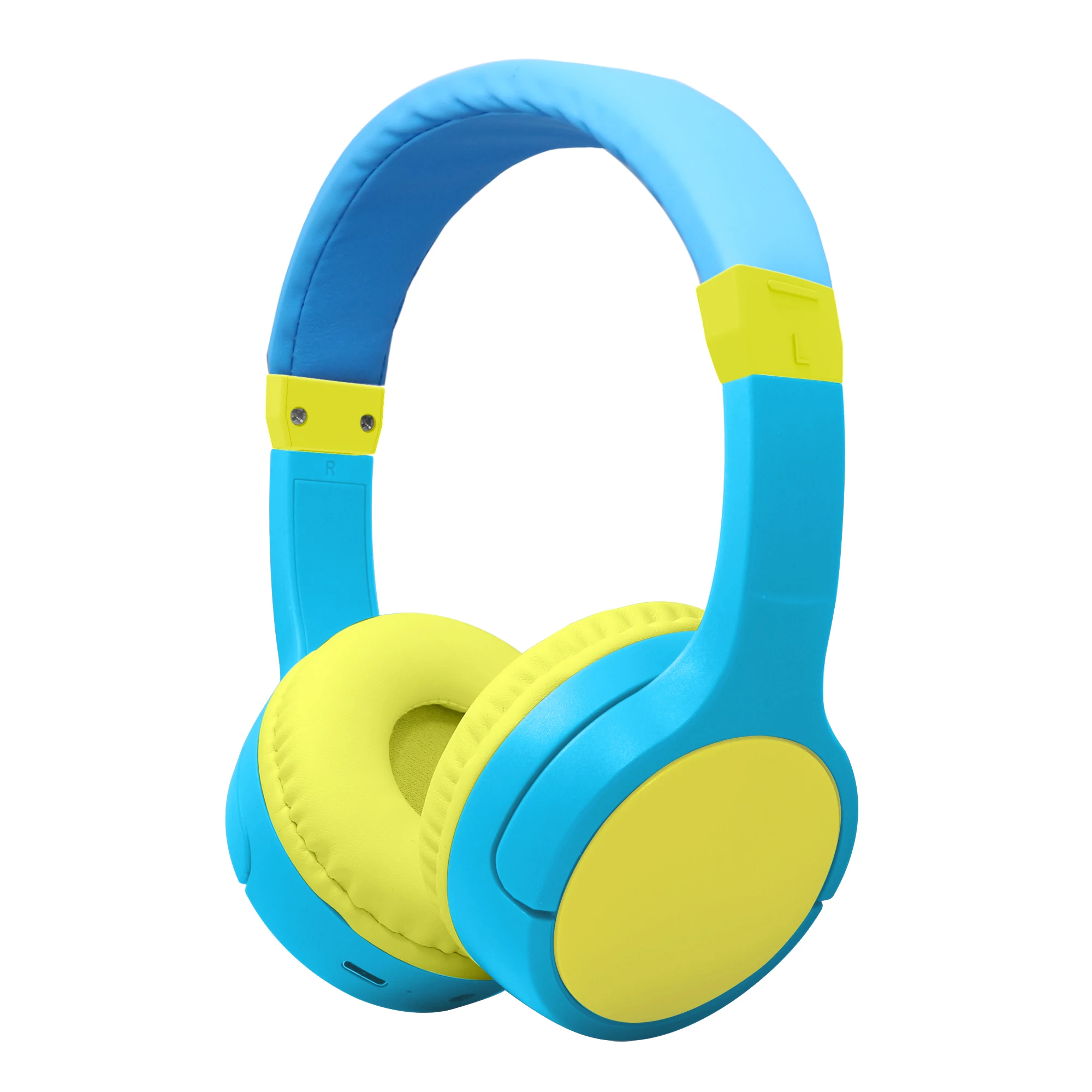 2022 Factory custom colors headphones kids headphone with full cushion kids Bluetooth headphones