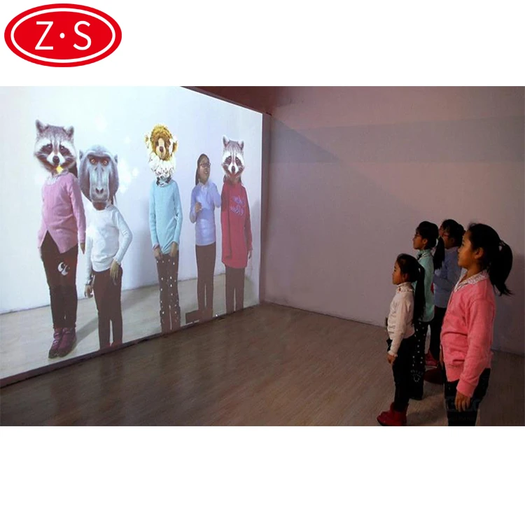 
Amazing interactive kids game somatosensory interaction animal interactive wall games 