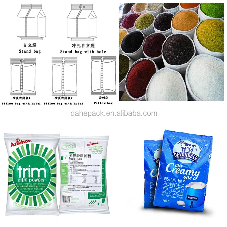 500g 50 kg hydrated lime automatic powder filling packing machine