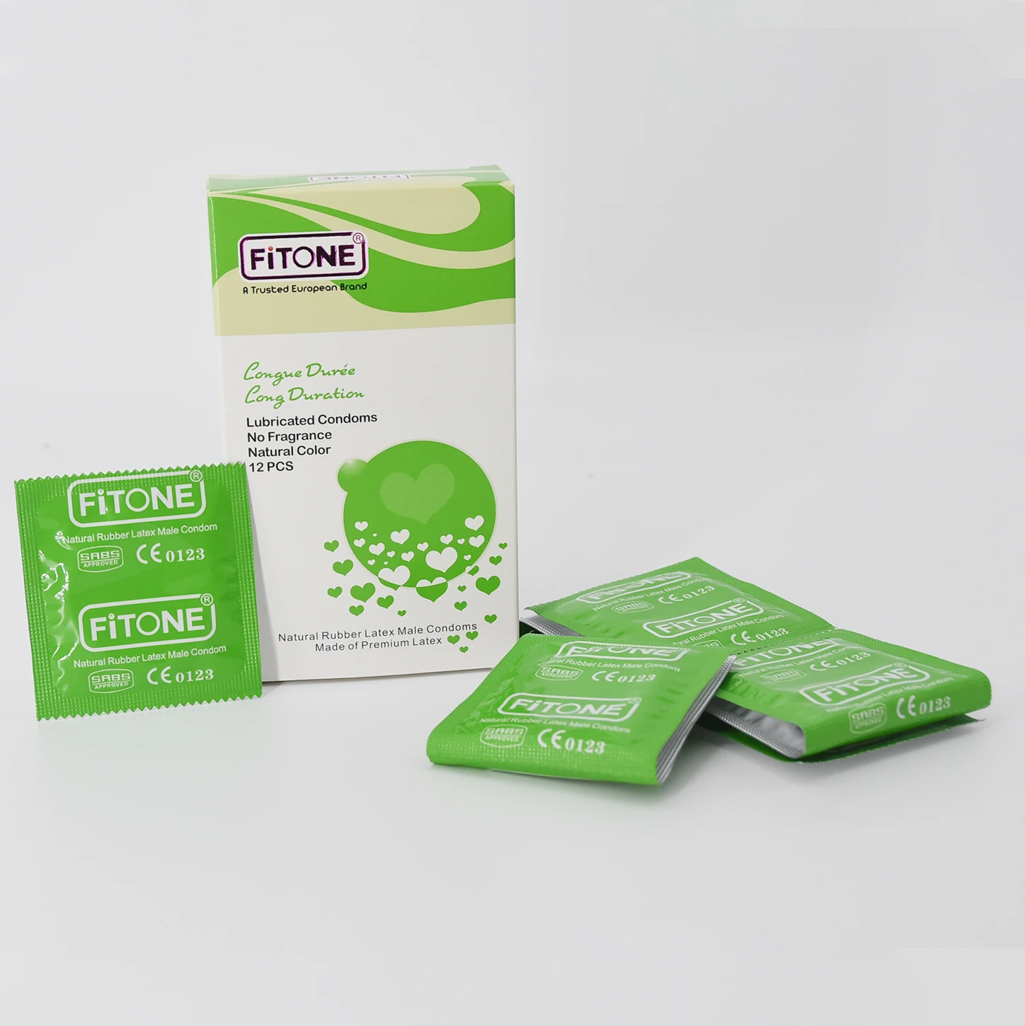 Fitone презервативы из латекса производство для мужчин 12 шт./кор. смазка со вкусовыми добавками презерватив
