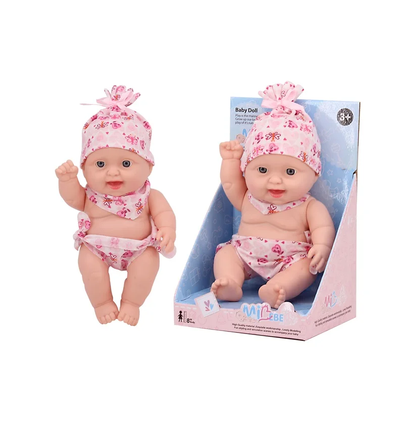 Новый товар wowtopfun игрушки 8 дюймов Детские куклы все тело сплошной силиконовый винил reborn baby doll милая кукла