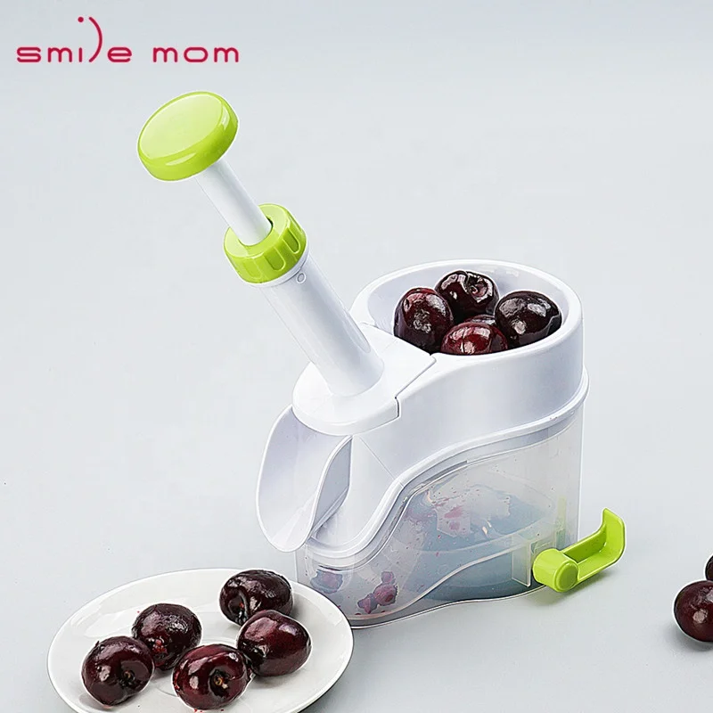 Smile mom 2021 Fruit Tool Hand Cherry Grape Corer Remover Cherry Pitter Kitchen Accessories