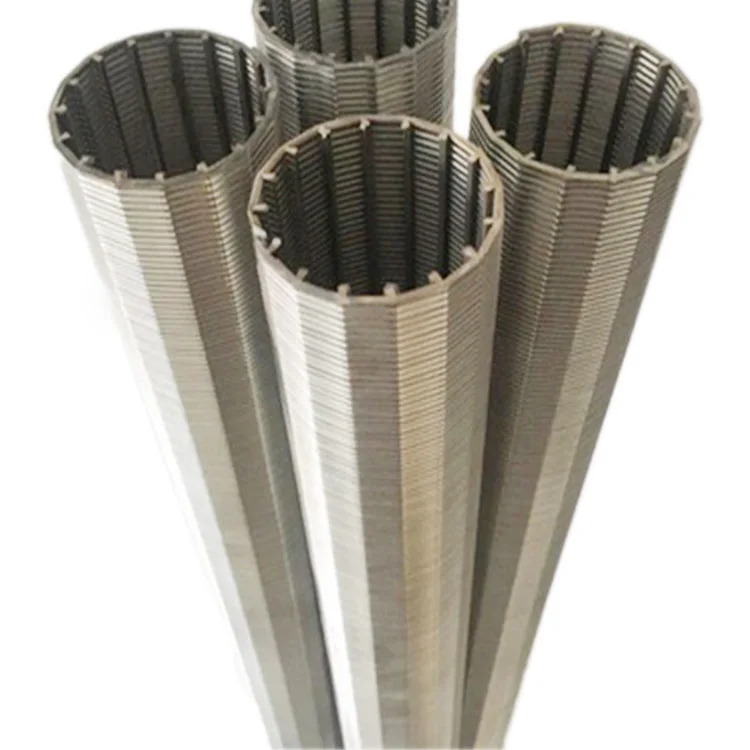 Factory sell  Stainless Steel 304  316 Wedge Wire Tube Johnson Pipe Filter