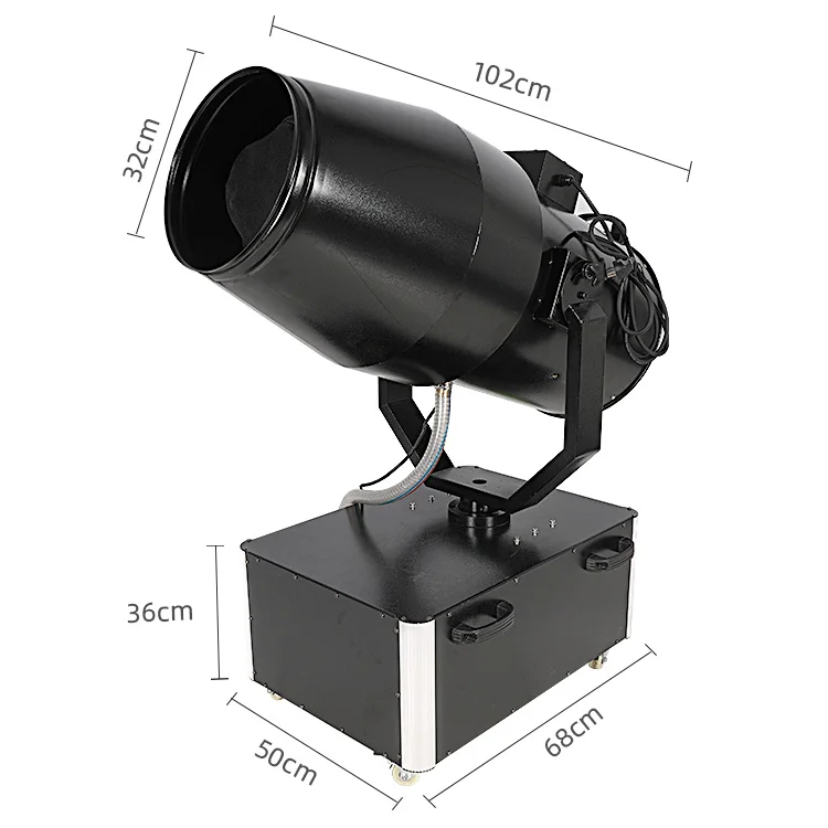 Jet Cannon Water Low Fog Stage Bubble For Pool Effect Outdoor 3000W Snow Events Power Monster 1800W 2500W Foam Machine Party