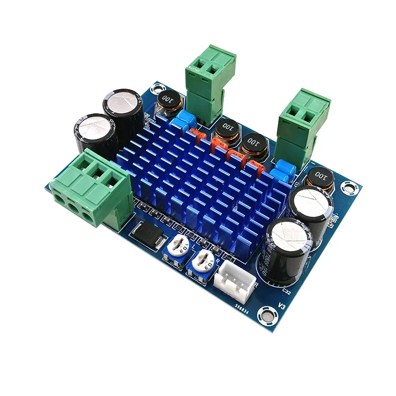 XH-M572 TPA3116D2 2 X 120W Chassis Dedicated Plug-in 5V - 24V - 28V Output High Power Digital HIFI Amplifier Board