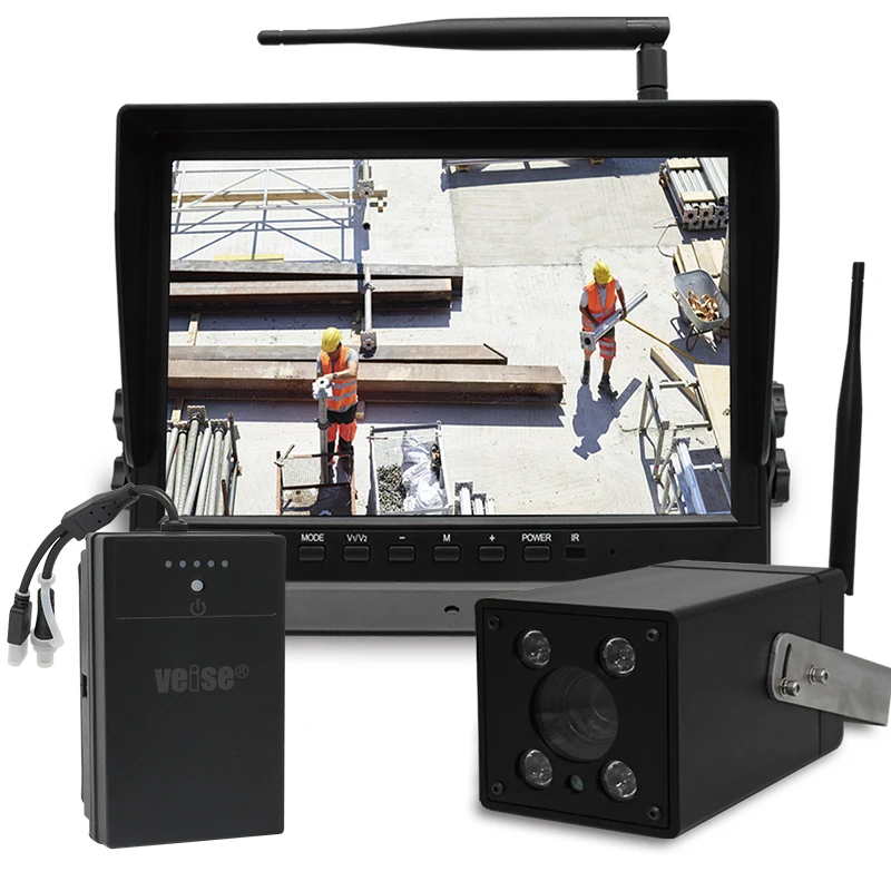 10.1 inch 1080P Wireless Zoom Crane Monitoring System with DVR function