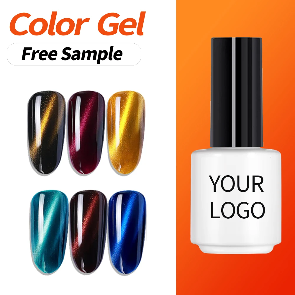 Abgel Custom Logo Gel colorful UV Led Gel OEM Soak Off nail Gel Polish Free Sample Wholesale Nail Polish